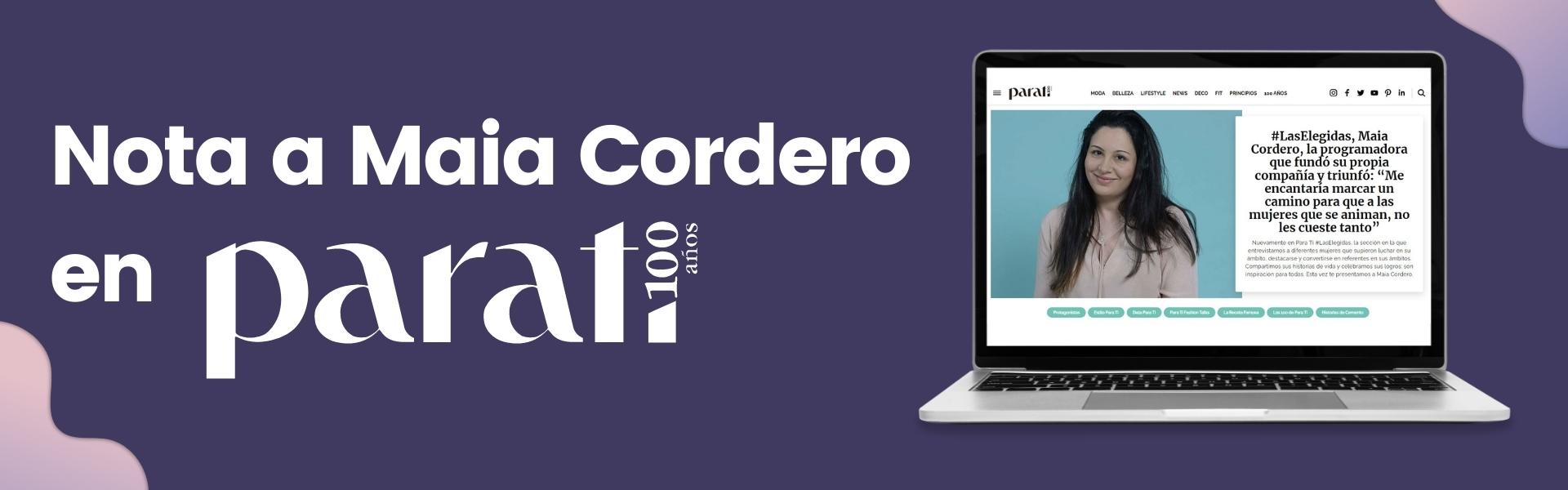 Maia Cordero entrevistada en Parati thumbnail